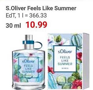 s.Oliver Feels Like Summer EdT, 1 l = 366.33