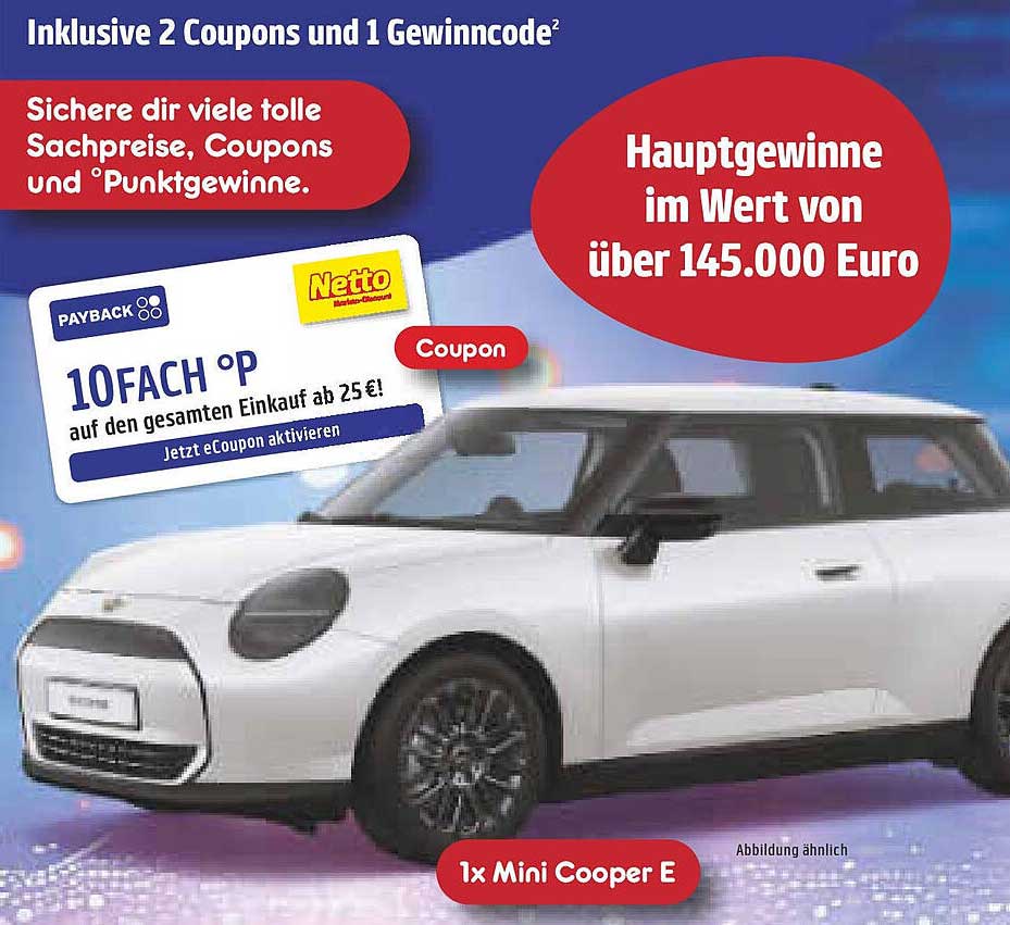 10FACH Punkte auf den gesamten Einkauf ab 25 € bei Netto Marken-Discount!