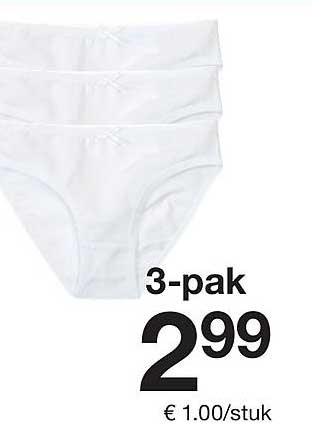3-Pak Slips für nur 2,99 €