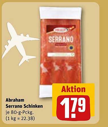 Abraham Serrano Schinken je 80-g-Pckg.
