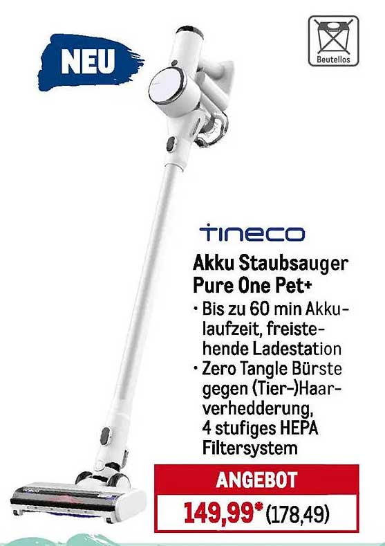 Akku Staubsauger Pure One Pet+