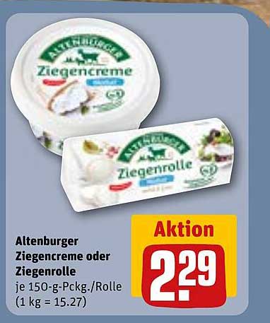 Altenburger Ziegencreme oder Ziegenrolle