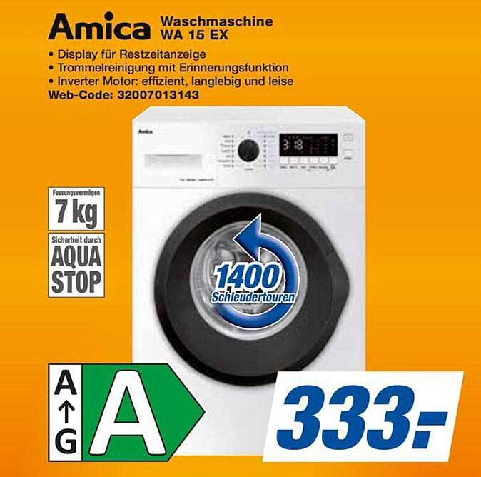Amica Waschmaschine WA 15 EX