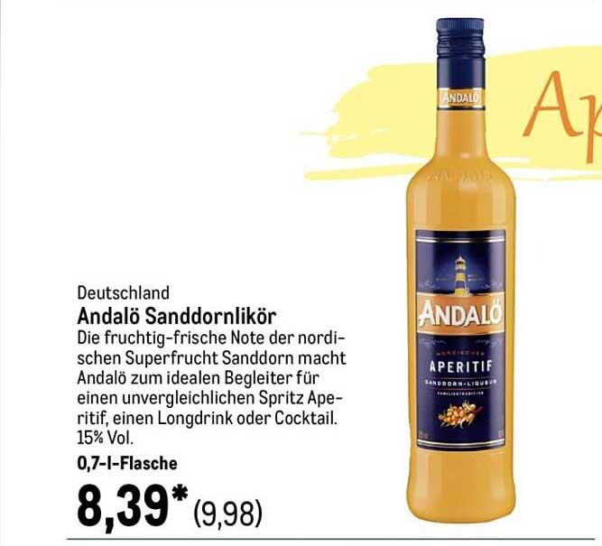 Andalö Sanddornlikör