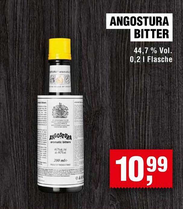 ANGOSTURA BITTER 0,2 l Flasche