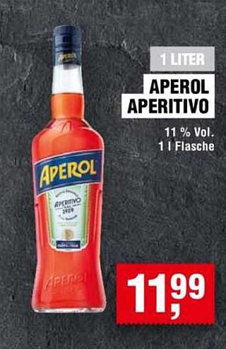 APEROL APERITIVO 1 LITER - 11 % Vol