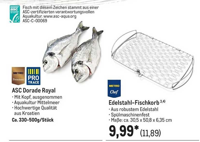 ASC Dorade Royal - Frisch und hochwertig aus Aquakultur