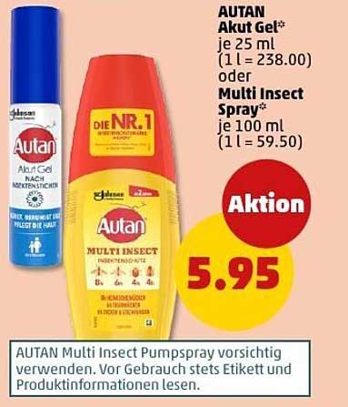 AUTAN Akut Gel und Multi Insect Spray - Ideal für den Sommer!