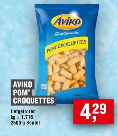 AVIKO Pom' Croquettes 2500 g - Tiefgefroren