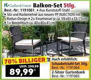 Balkon-Set 5tlg.