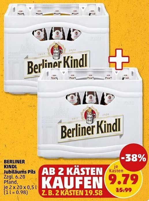 BERLINER KINDL Jubiläums Pils - Ab 2 Kästen kaufen!