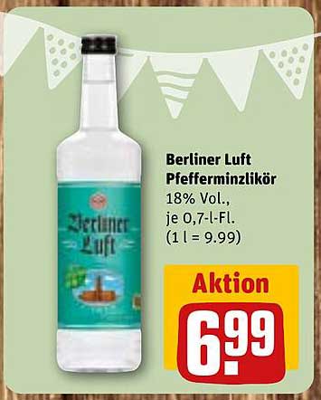Berliner Luft Pfefferminzköor 18% Vol., je 0,7-l-Fl.
