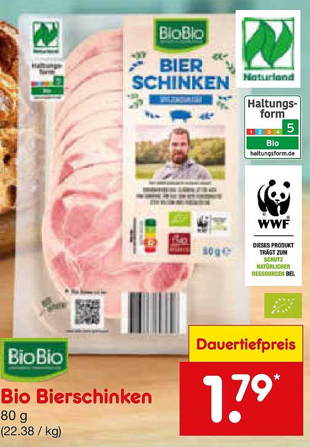 Bio Bierschinken 80 g