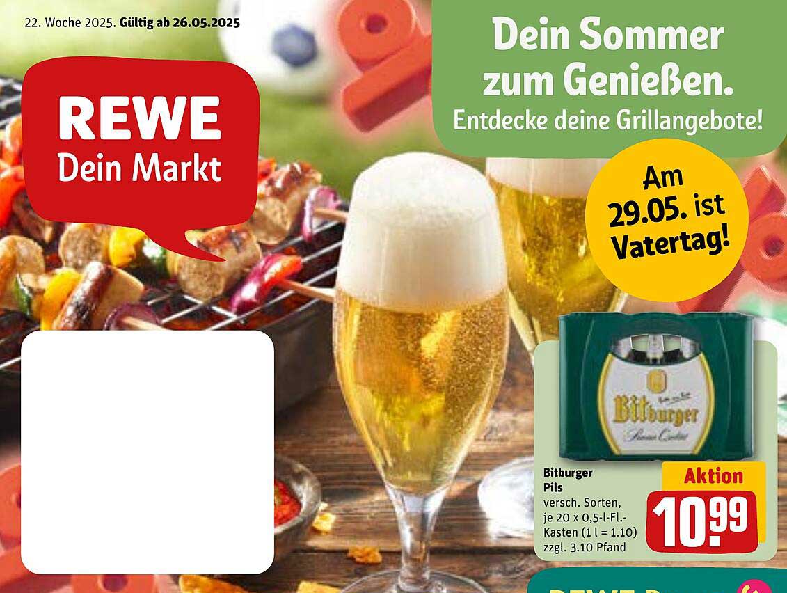 Bitburger Pils - 20 x 0,5 l Kasten