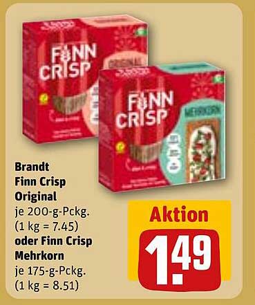 Brandt Finn Crisp Original und Mehrkorn - Das knusprige Erlebnis