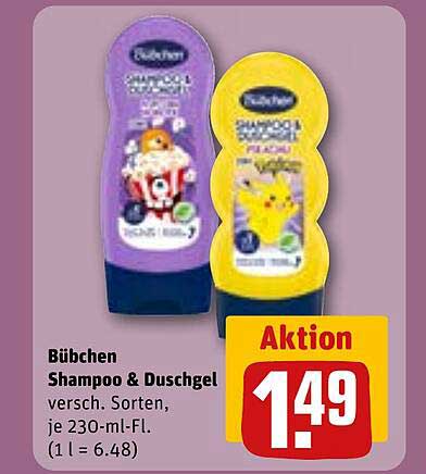 Bübchen Shampoo & Duschgel versch. Sorten, je 230-ml-Fl.