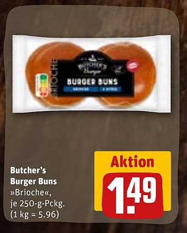 Butcher's Burger Buns – Brioche, je 250-g-Packung