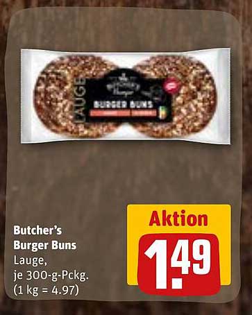 Butcher's Burger Buns, je 300-g-Pckg.