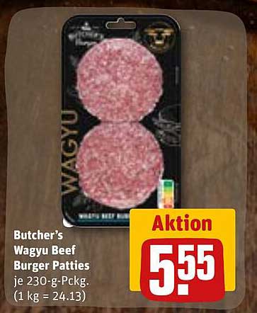 Butcher’s Wagyu Beef Burger Patties