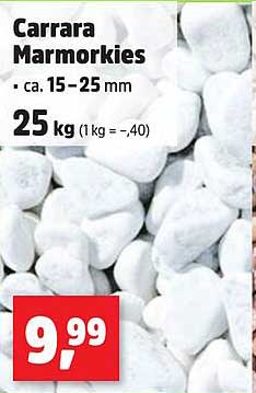Carrara Marmorkies 25 kg