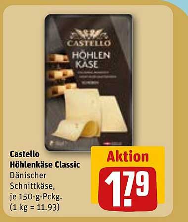 Castello Höhlenkäse Classic - Dänischer Schnittkäse