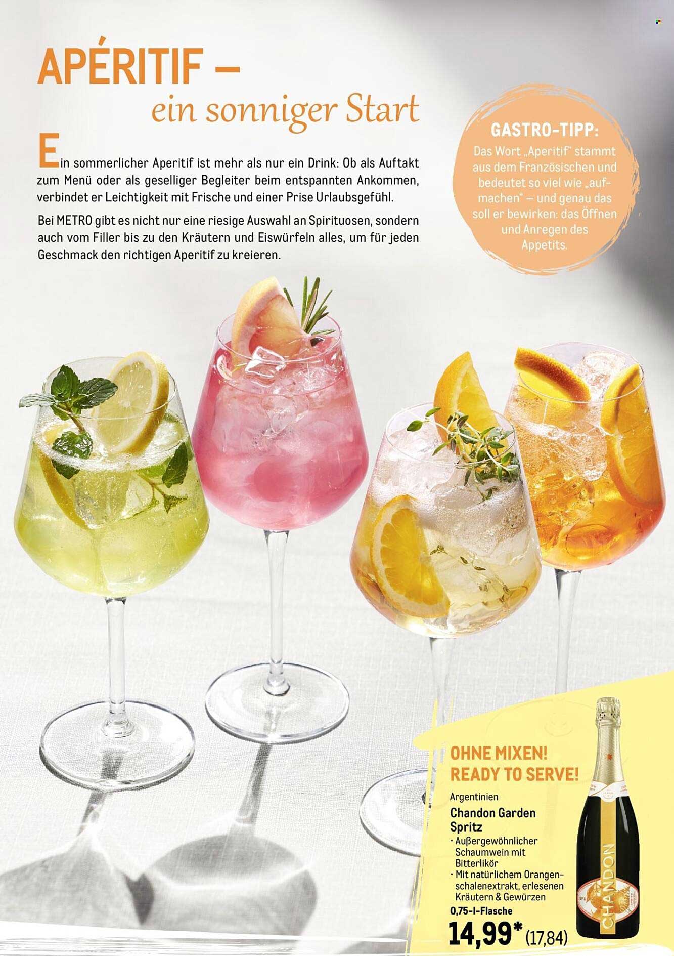 Chandon Garden Spritz - 0,75-l-Flasche für 14,99*
