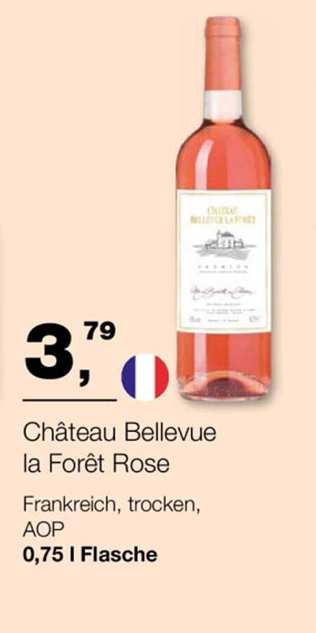 Château Bellevue la Forêt Rose 0,75 l Flasche