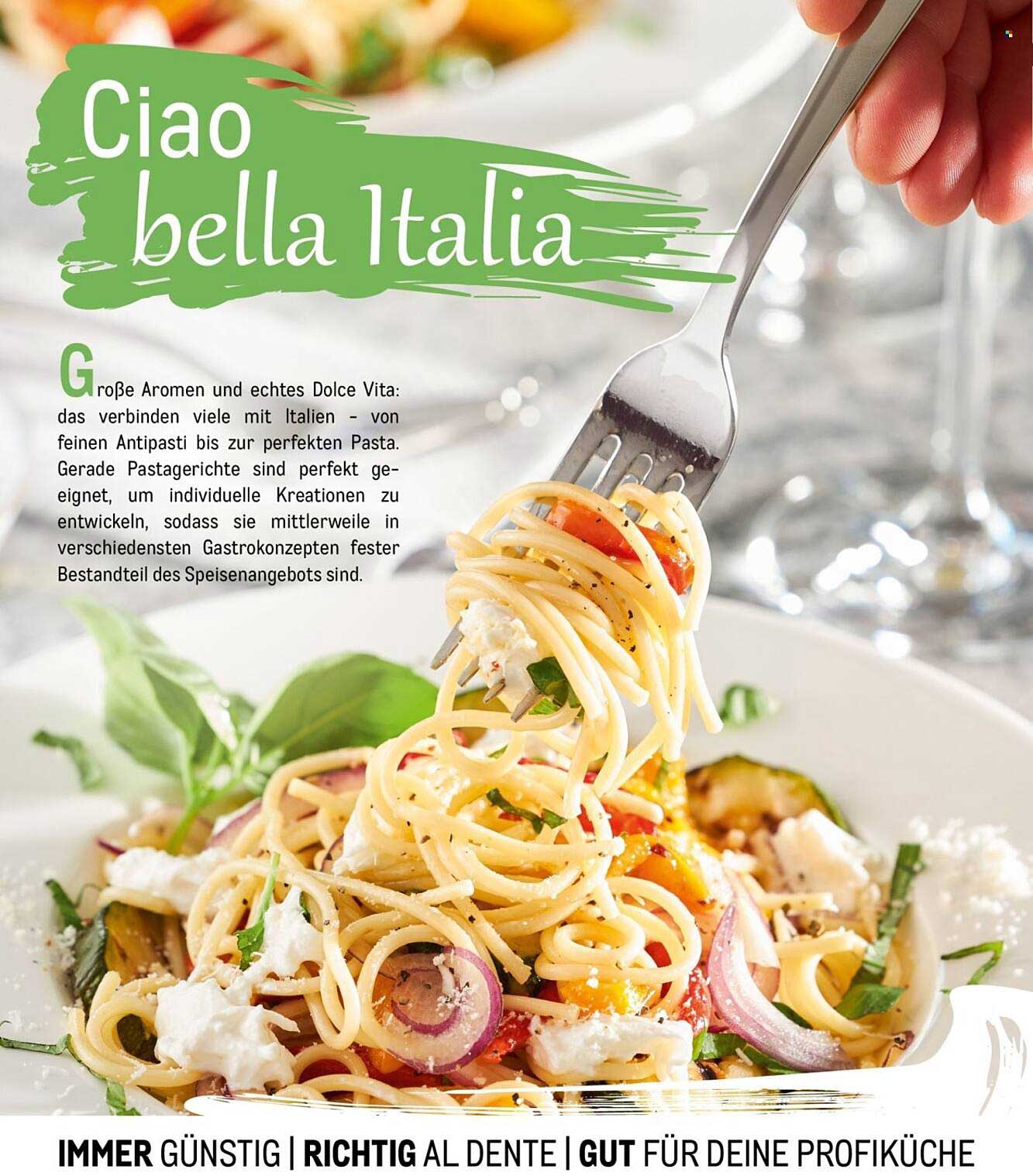 Ciao bella Italia – herrliche Pasta Angebote bei METRO