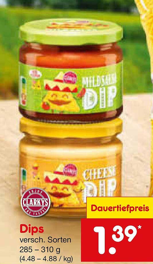 Clarky's Dips - Verschiedene Sorten 285 – 310 g