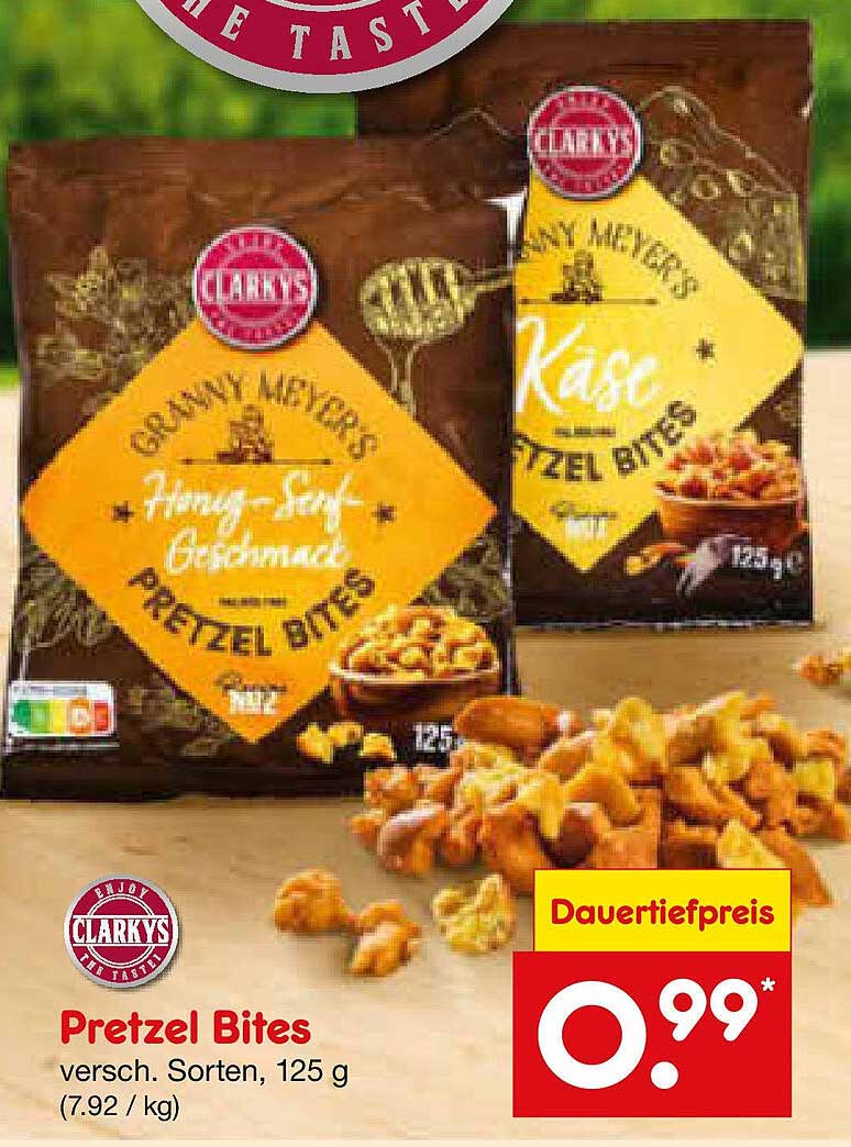 Clarky's Pretzel Bites - verschiedene Sorten, 125 g