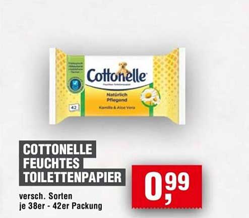 COTTONELLE FEUCHTES TOILETTENPAPIER - VERSCHIEDENE SORTEN