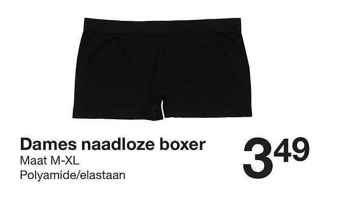 Damen naadloze boxer