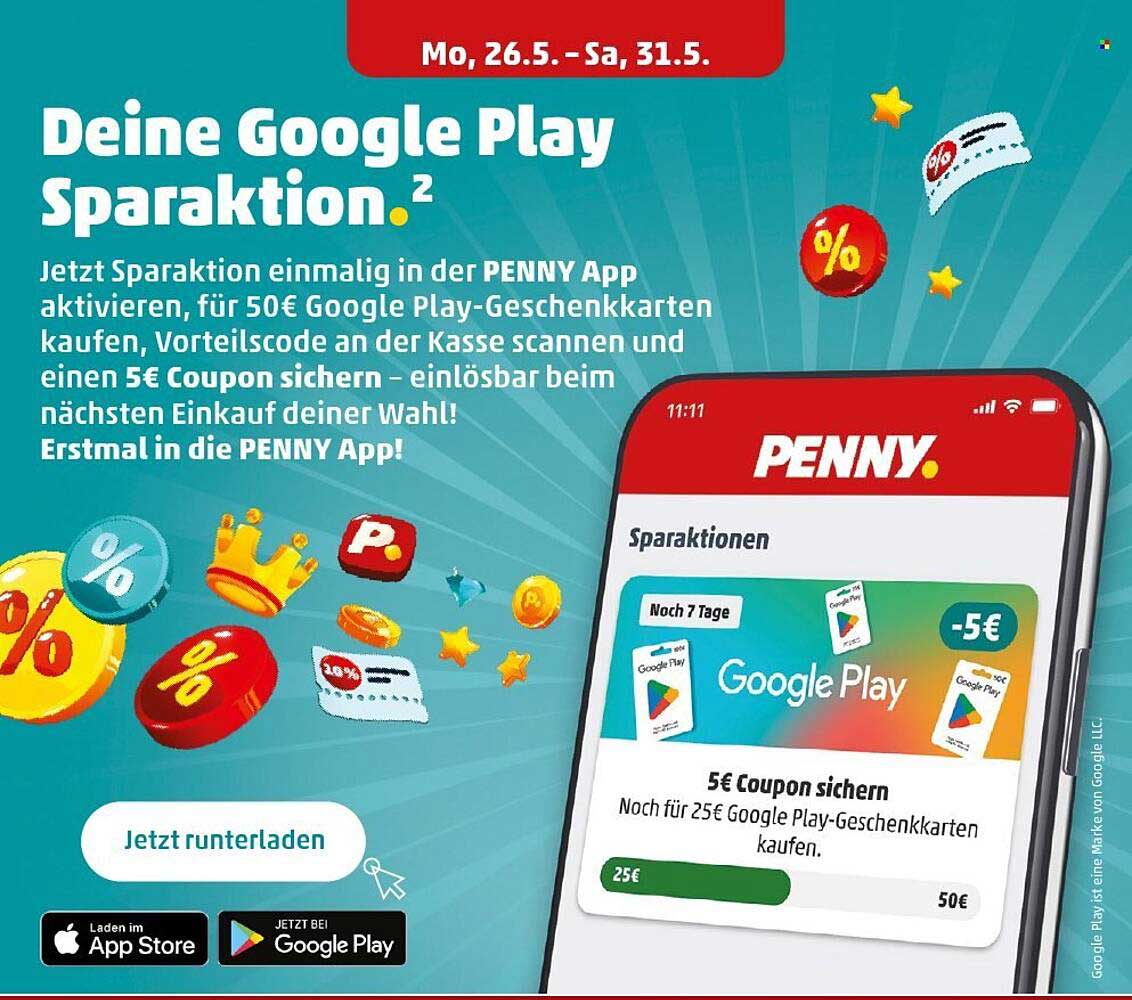Deine Google Play Sparaktion