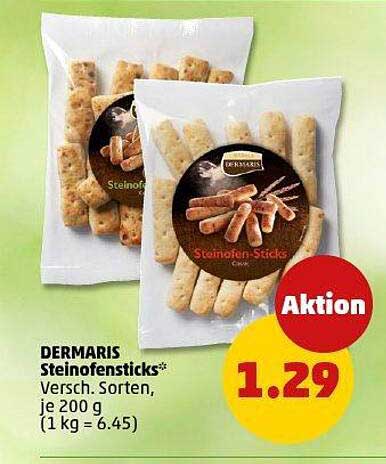 DERMARIS Steinofensticks, Versch. Sorten, 200 g