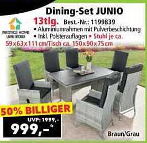 Dining-Set JUNIO 13-tlg.
