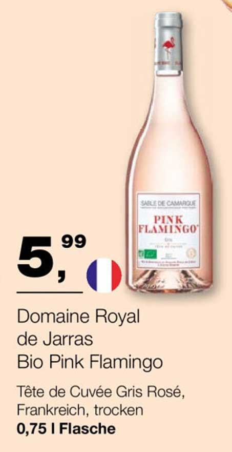 Domaine Royal de Jarras Bio Pink Flamingo, 0,75 l Flasche