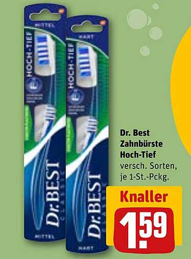 Dr. Best Zahnbürste Hoch-Tief