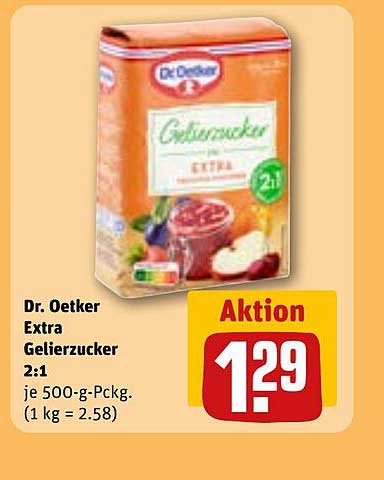 Dr. Oetker Extra Gelierzucker 2:1