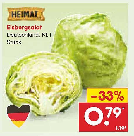 Eisbergsalat Deutschland, Kl. I Stück