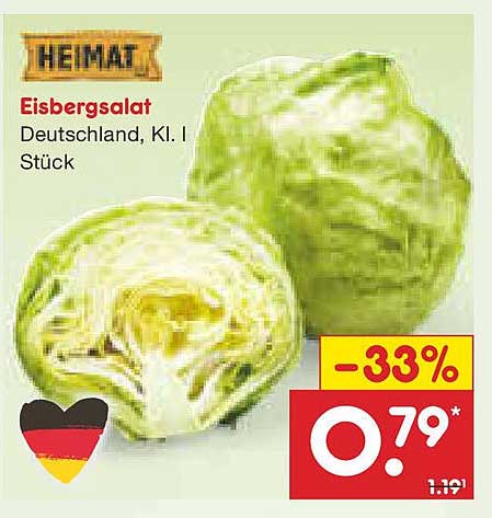Eisbergsalat Deutschland, Kl. I Stück
