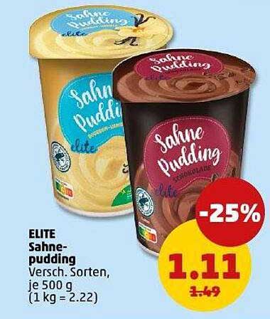 ELITE Sahnepudding - Verschiedene Sorten, je 500 g