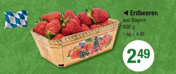 Erdbeeren aus Bayern 500 g
