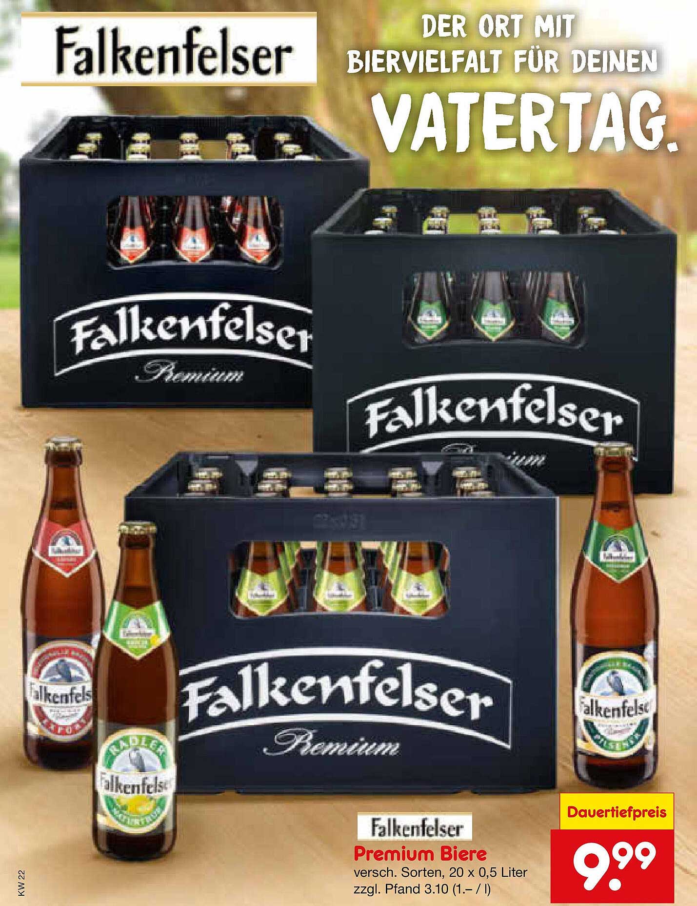 Falkenfelser Premium Biere 20 x 0,5 Liter