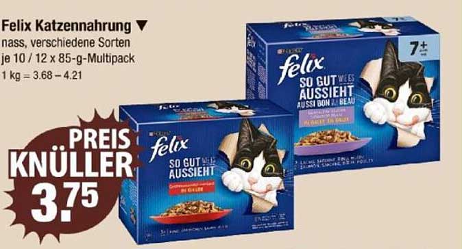 Felix Katzennahrung - So gut wie es aussieht
