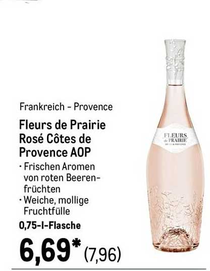 Fleurs de Prairie Rosé Côtes de Provence AOP