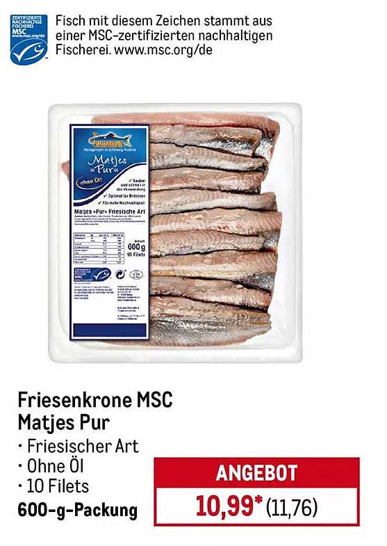 Friesenkrone MSC Matjes Pur
