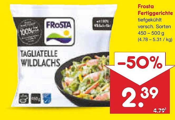 Frosta Tagliatelle Wildlachs - Tiefkühlgerichte für Genießer