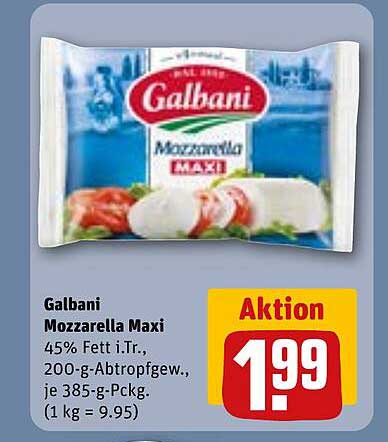 Galbani Mozzarella Maxi 200 g