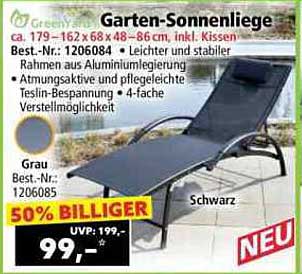 Garten-Sonnenliege