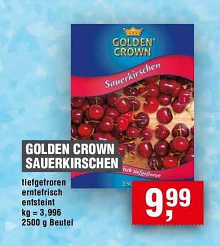 GOLDEN CROWN SAUERKIRSCHEN